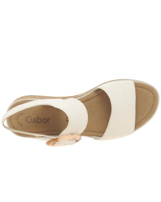 Gabor Metallic Andre Sandals
