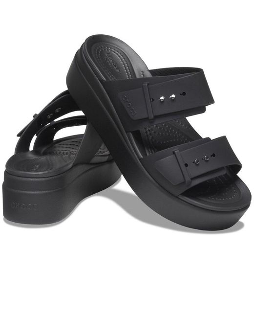 CROCSTM Black Brooklyn Sandals