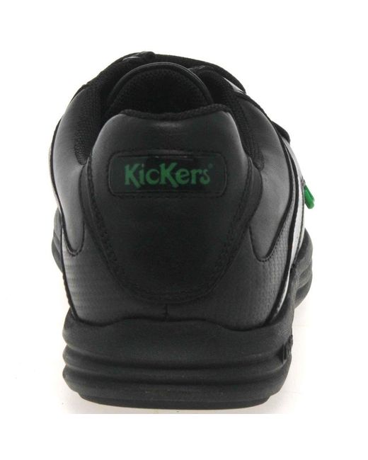 Kickers Black Reason Lace Casual Lace Up Shoes for men