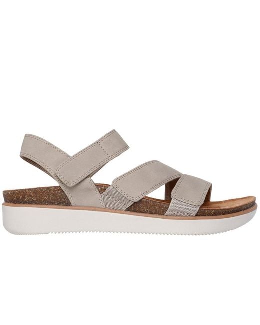 Skechers Brown Lifted Comfort Sandals