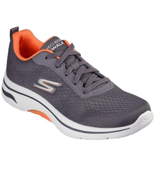 Skechers Blue Go Walk Arch Fit 2.0 Idyllic 216516-Ccor Lace Up Shoes for men