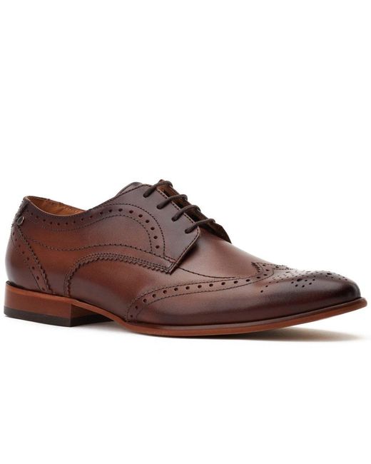 Base London Brown Barbera Xl Brogues for men