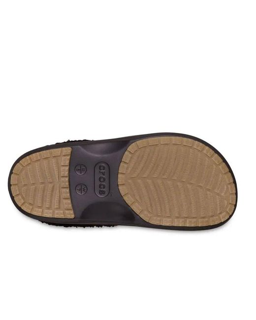 CROCSTM Black Classic Lined Shorty Clogs for men
