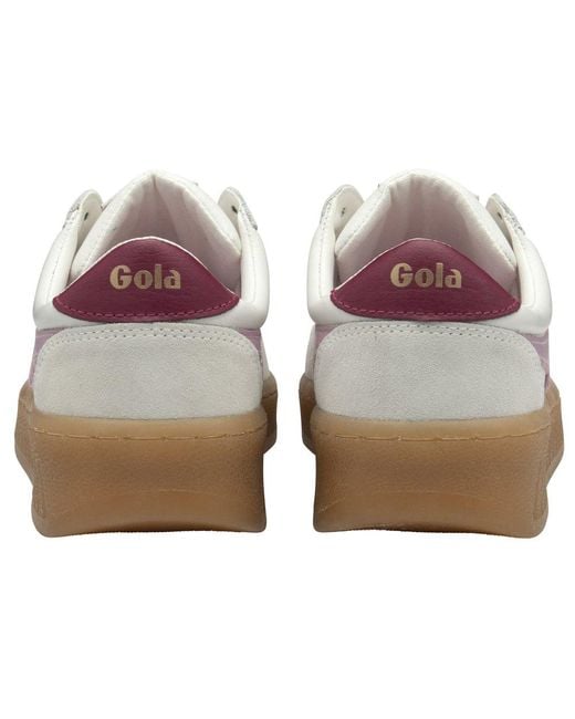 Gola White Grandslam Elite Trainers