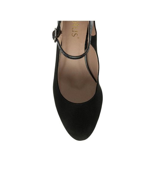 Lotus Black Muri Court Shoes