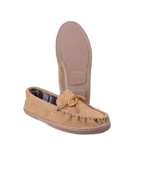 Cotswold Brown Alberta Slippers for men