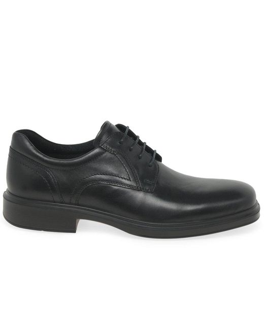 Ecco Black Helsinki 2.0 Plain Toe Tie Shoes Eu 39 (Us 5-5.5) D for men