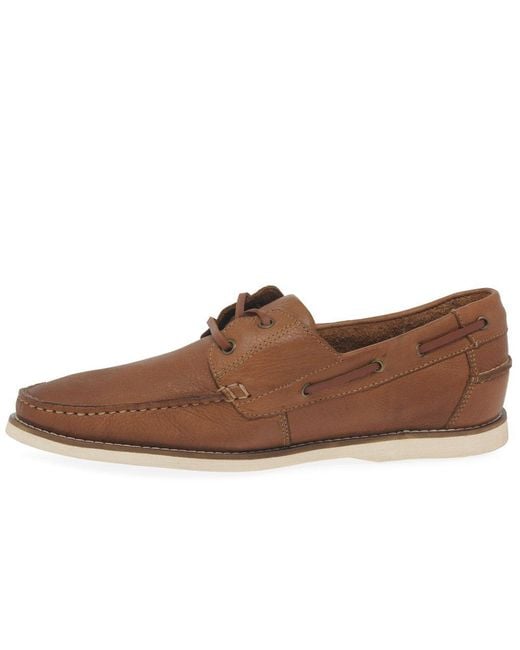 Anatomic & Co Brown Anatomic &Amp; Co Shore Boat Shoes for men