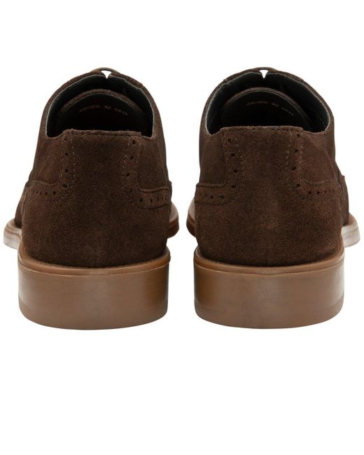 Frank Wright Brown Lennox Lace Up Shoes for men