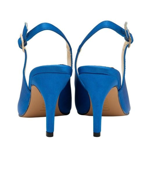 Lotus Blue Reeva Slingback Court Shoes Size: 3