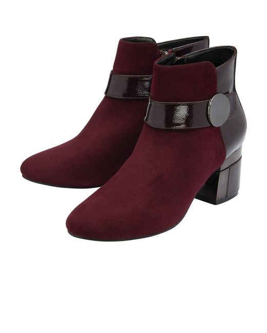 Lotus Purple Kirsty Ankle Boots