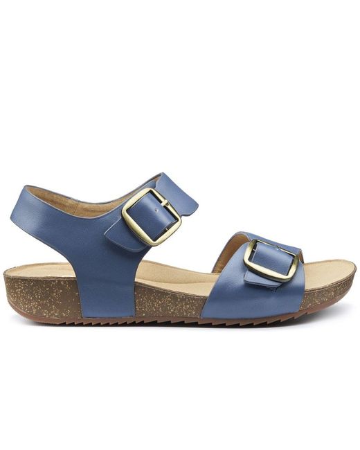 Hotter Blue Tourist Ii Extra Wide Sandals
