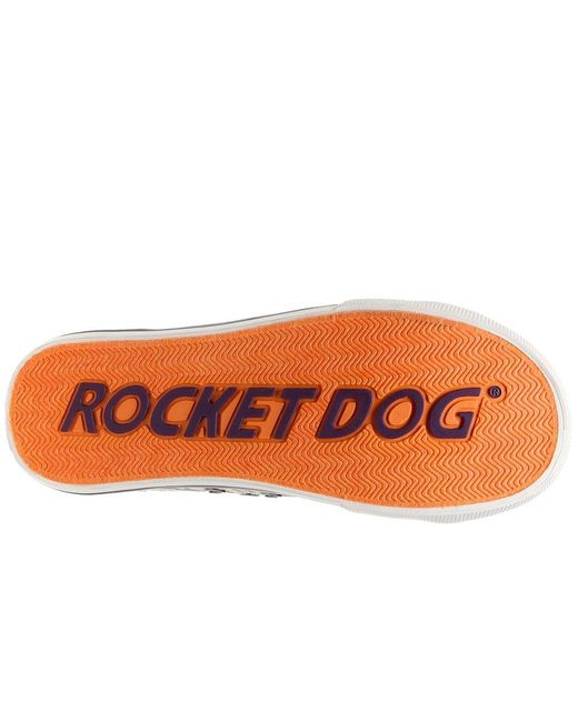 Rocket Dog White Jazzin Wales Trainers