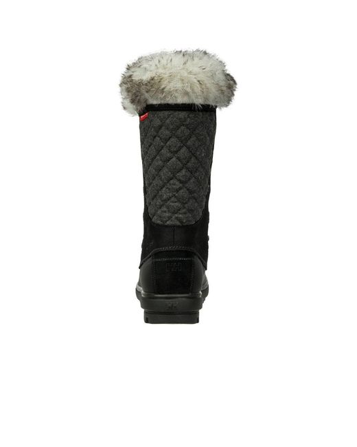 Helly Hansen Black Garibaldi Winter Boots Colour: Jet Leather