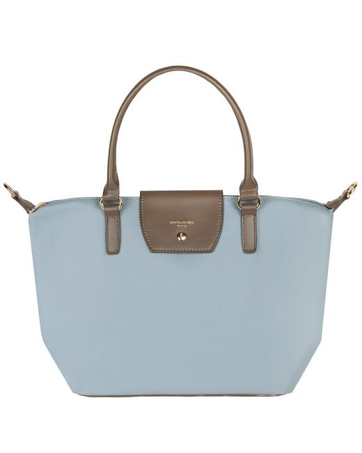 David Jones Blue Escapade Shoulder Bag Tex
