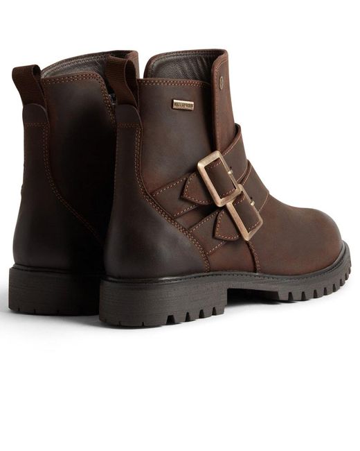 Hunter Brown Ness Ankle Boots