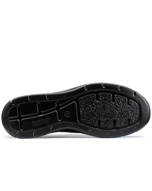 Hotter Black Finn Trainers for men