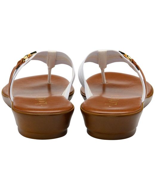 Lotus Brown Esino Toe Post Sandals