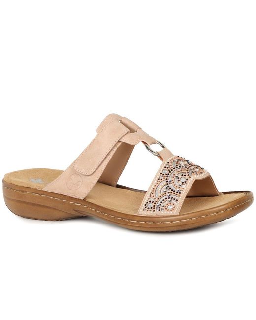 Rieker Brown Radiance Sandals