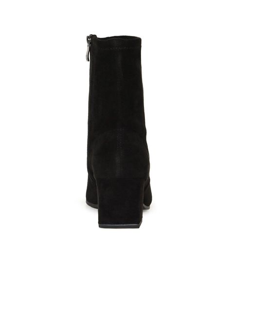 Caprice Black Carly Ankle Boots
