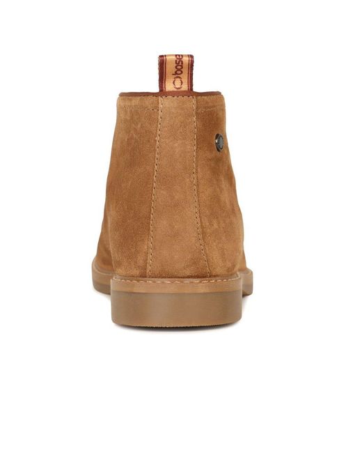 Base London Brown Carlton Chukka Boots for men