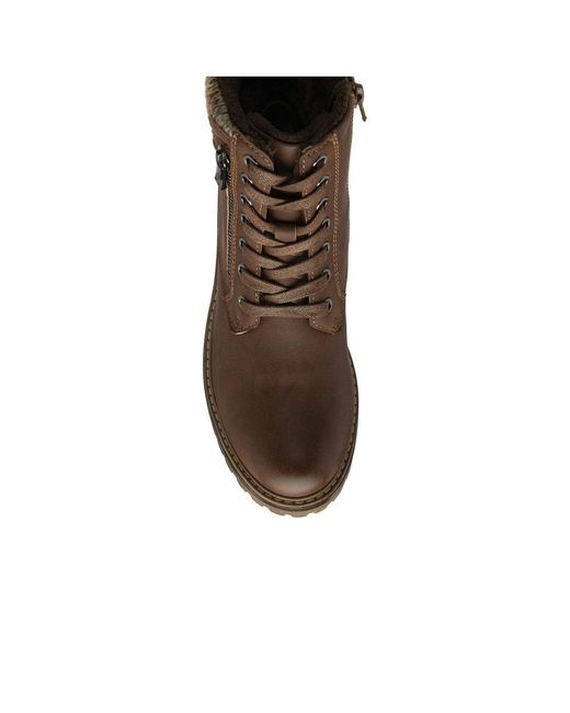 Lotus Brown Stefani Ankle Boots