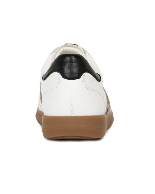 Caprice White Map Trainers