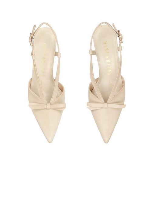 Hispanitas White Giorgia Open Court Shoes