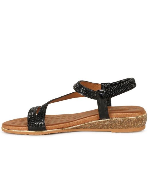 Lunar (GRS) Brown Jazmine Sandals