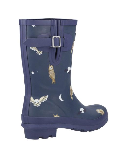 Cotswold Blue Woodland Mid Wellingtons