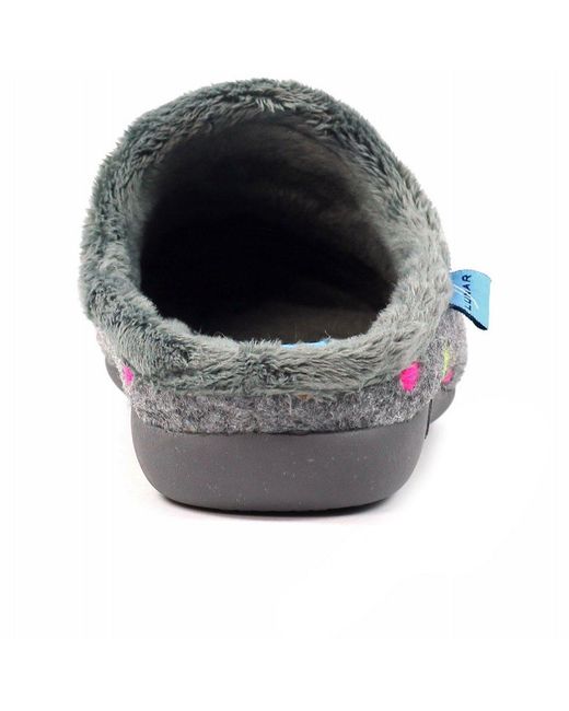 Lunar (GRS) Blue Peanut Mule Slippers