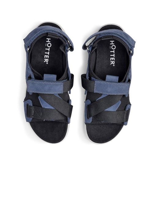 Hotter Blue Pursue Sandals