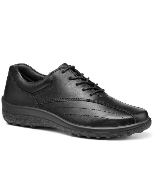 Hotter Black Tone Ii Casual Shoes