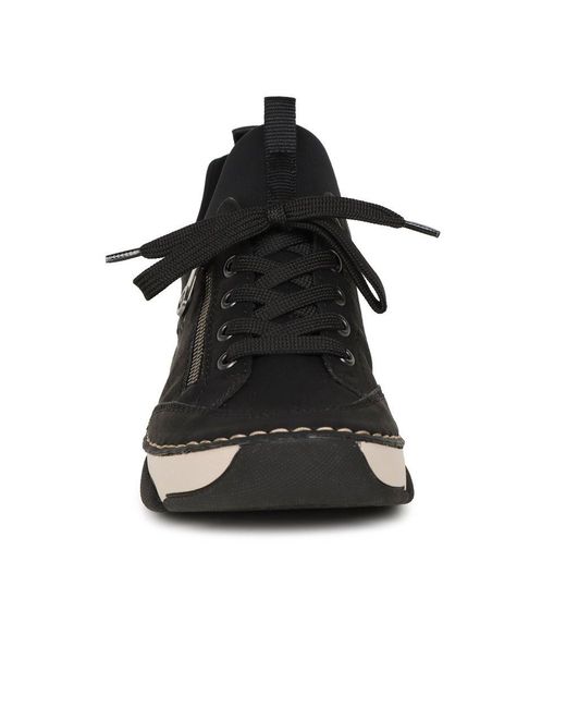 Rieker Black Excursion Trainers