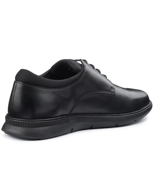 Hotter Black Hugo Shoes for men
