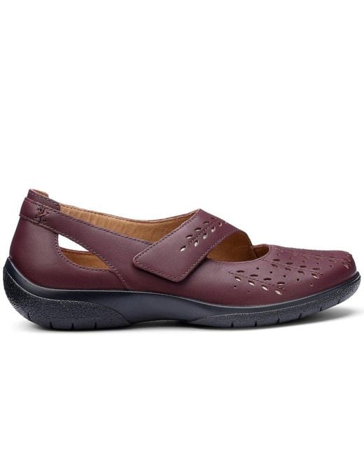 Hotter Purple Daphne Mary Jane Shoes