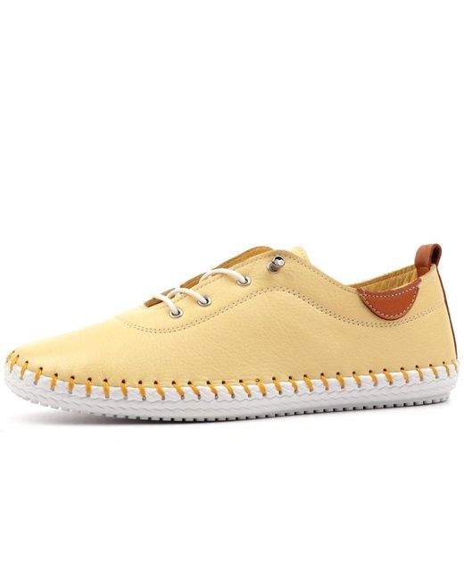 Lunar (GRS) Natural St Ives Lace Up Shoes