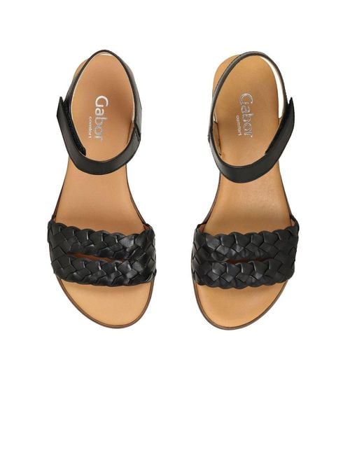 Gabor Black Rose Sandals