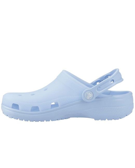 CROCSTM Blue Classic Frosted Clogs