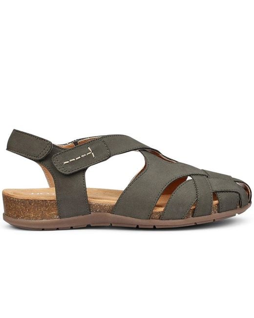 Hotter Gray Carpa Sandals