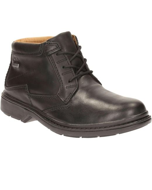 Clarks Rockie Hi Gtx Mens Waterproof Lace-up Boots in Black for Men | Lyst  Canada