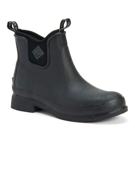 Muck Boot Black Wear Stable Yard Short Wellingtons