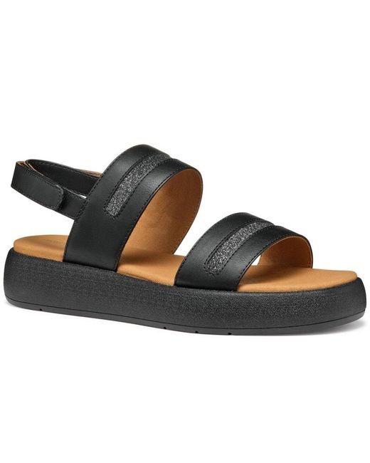 Geox Brown D Camalei Sandals