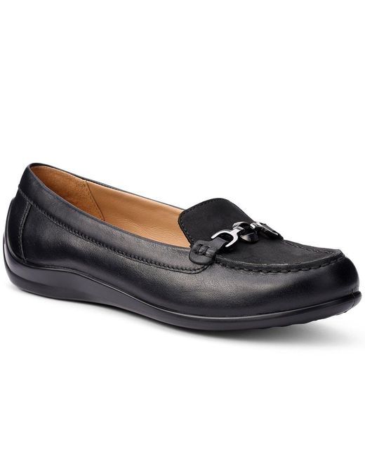 Hotter Blue Dover Wide Fit Loafers