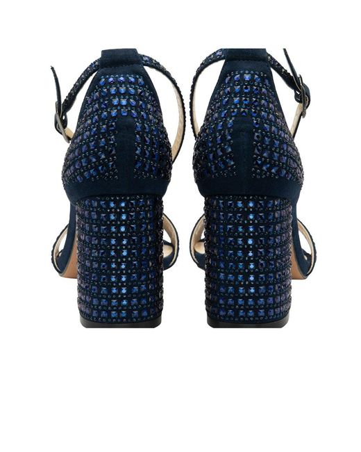 Lotus Blue Marquesa Heeled Sandals