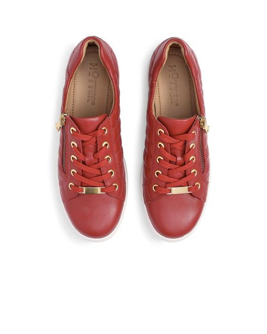 Hotter Red Wonder Trainers