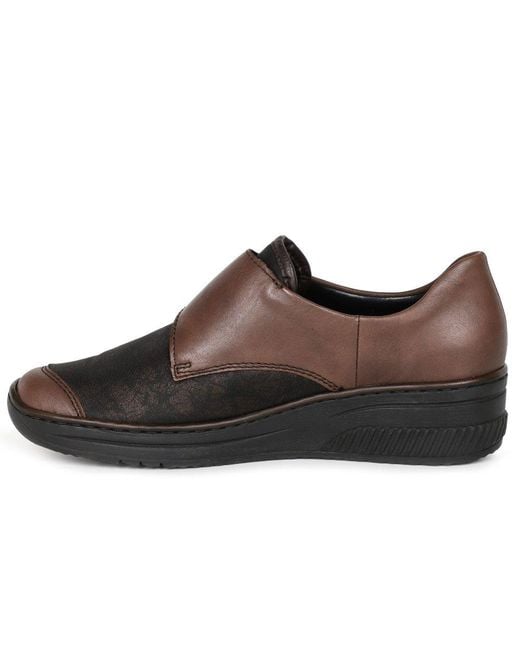 Rieker Brown Leaves Shoes