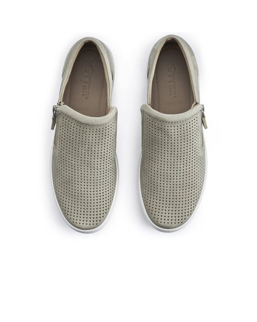 Hotter Gray Daisy Extra Wide Fit Trainers