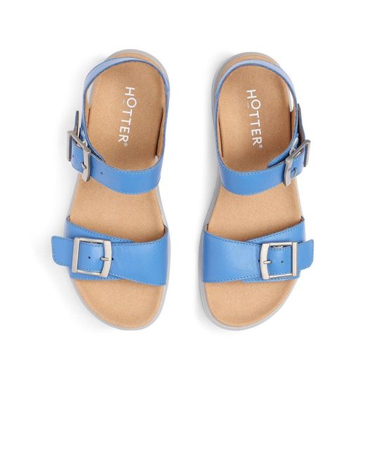 Hotter Blue Corfu Sandals