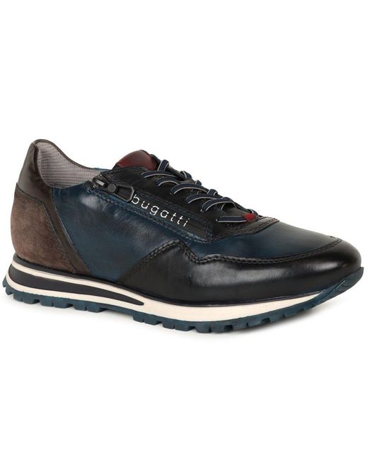 Bugatti Black Casper Trainers for men